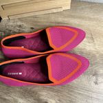 Birdies  Women’s 5 Blackbird Knit Flats Tropical Pink Orange Shoes Photo 1