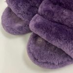 UGG  Plush Purple Slide Sandals Women’s Size 9 Photo 2
