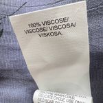 Lucky Brand Floral Button Front Blouse Womens 3X Gray Viscose Long Sleeve Photo 5