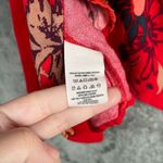 Free People Backyard Tunic Pimento Combo Women's S Red Floral Swing Party Boho Photo 7