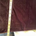 90s Vintage De Laru Linda Bernell Velvet Gown Front Slit Bow Rhinestone 5/6 Purple Size undefined Photo 11