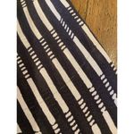 ALC Frank ALC Simona Silk Mini Dress Long Sleeve Front Tie Stripes Black White Small Photo 8