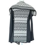 Gianni Bini GB Black and White Aztec Print Cardigan Blazer Sz‎ S Photo 2