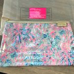 Lilly Pulitzer NEW POUCH BAG Celestial Blue "Seek And Sea” Photo 3