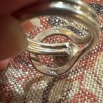 Elegant Black and Silver Women's Ring Photo 3