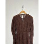 Revolve NWT Bailey 44 Candace Dress Size 0 Brown Polka Dot Puff Sleeve Chiffon  Photo 11