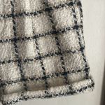 ANINE BING Becky Tweed Short In Beige Plaid Photo 5