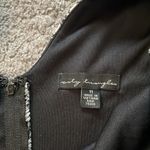 City Triangles White & Black V-Neck Blotchy Gingham Dress | Size 11 JRS Photo 5