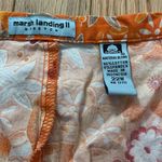 Marsh Landing  11 Orange Floral Wide Leg Pants.  Size 22W Photo 3