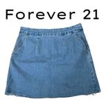 Forever 21 ✨ Mid Wash Mini Sz Medium Denim Skirt✨ Photo 4