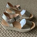 Soludos  Platinum Minorca Leather Platform Sandal Photo 0