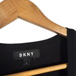 DKNY  Leopard Print Sleeveless Knit Top Black White Animal Print‎ Womens S Photo 3