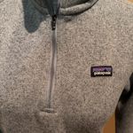 Patagonia Better Sweater Women's 1/4 Zip Fleece Green Gray Heather Medium Photo 2