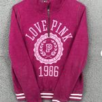 PINK - Victoria's Secret VICTORIAS SECRET PINK VINTAGE HALF ZIP PULLOVER SWEATSHIRT Photo 4