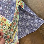 Bar III sheer floral split side tank Photo 3