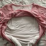 Motherhood Maternity Nursing Striped Red & White Tee, size S Photo 4