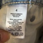 Light Blue Distressed Aero Mom Shorts Size 4 Photo 2