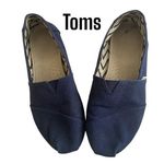 Toms Alpargata Navy Shoes sz 9.5 Photo 1