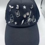 Karl Lagerfeld  Paris Black Baseball Hat Photo 0