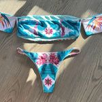 Nüera Swim Pink Banana Two Piece Size M Photo 2