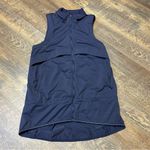 Lululemon Kicking Asphalt Vest Navy Blue Full-Zip Lightweight Womens Size 4 Photo 1