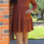 Love, Fire Brown long sleeve dress Photo 0