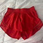 Lululemon Red Hotty Hot Shorts 2.5 Photo 0