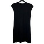 Gap NWT Slub Tie Sleeve T-Shirt Mini Dress Black Size XS Knot Open Minimalist Photo 5