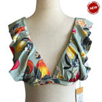 Kona Sol  Multicolor Padded Bikini Top Women's Swimwear Size Medium NWT | 10-38 Photo 0