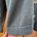 Rapaki Mahana Vintage Grey Wool Cardigan Sweater Hand Knitted Size M Photo 5