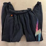 Aviator Nation  Lightning Bolt Embroidered Accent Sweatpants Photo 0