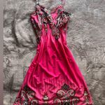 BOBBIE BROOKS Bohemian Coquette Sleeveless Silky Mini Dress Women’s Sz M EUC Pink Size M Photo 4