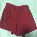 Dillard's Maroon High Waisted Shorts Photo 0