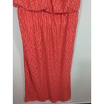 Emma & Michele  Red Lace Halter Blouson Maxi Dress Size 2X Coastal Party NWT Photo 7