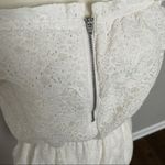 Madewell Broadway & Broome Romper Lace Adjustable Exposed Zipper Pockets Ivory Photo 2