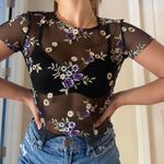 Urban Outfitters  sheer floral shirt Photo 0