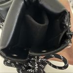 Soda Black Lace Boots Vegan Suede Zipper White Stitching Size 8 Photo 3