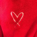 Victoria's Secret  Red Embroidered VS 100% Polyester short Robe hood sz XS / S Photo 3