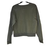 264. Army Green MTV Crew Neck Sweatshirt | Size XL | Retro Logo Pullover Photo 2