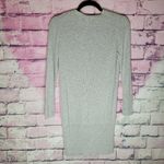 Uniqlo  GRAY LIGHTWEIGHT RIBBED KNIT BUTTON FRONT DUSTER CARDIGAN SWEATER S Photo 1