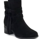 Koolaburra by UGG Women's Kenz Black Suede Tassel Ankle Boots, Size 9 D23 Photo 0