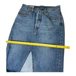 Levi's LEVI’S WOMEN DECONSTRUCTED MIDI SKIRT  Blue Denim size 26 US Equivalent: Small Photo 4