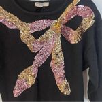 Vintage de rotchild angora silk sequin sweater Black Size M Photo 3