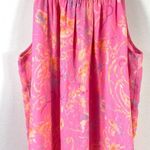 Ramy Brook NWT Harlie Paisley Halter Neck Tank Top in Peony Combo Photo 2