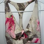 Beach Riot  Twist Sports Bra -Golden Hibiscus Photo 0