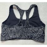 Jessica Simpson Mackenzie SPORTS BRA Women's Medium Navy Blue Paisley Photo 5