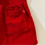 Hammies Corduroy High Waist Shorts Red Women’s Size 26 Surf Skate Style Photo 7