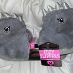 Dinosaur Slippers Gray Size 7.5 Photo 0