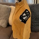 DCC MISSY Tan Color Suede Leather Front Zipper Vest Size Medium Photo 2