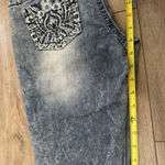 Y2k‎ Premiere By Rue 21 Low Rise Skinny Jeans Light Wash Distressed Size 5/6 R Blue Photo 5